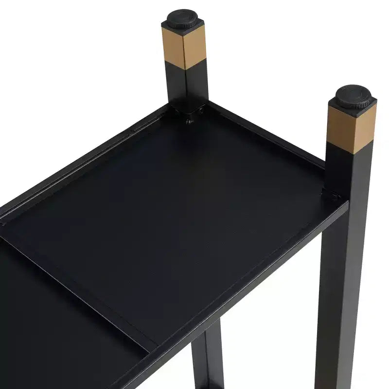 Console de 41 po avec étagère étroite à 2 niveaux pour petits espaces