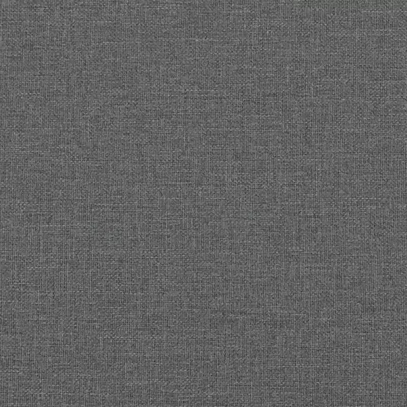 Fauteuil rembourré simple pour salon, tissu gris foncé, 60 cm