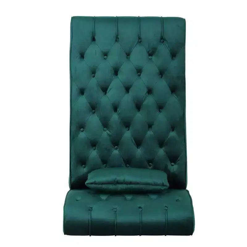 Méridienne moderne glamour rembourrée avec capitonnage en losange