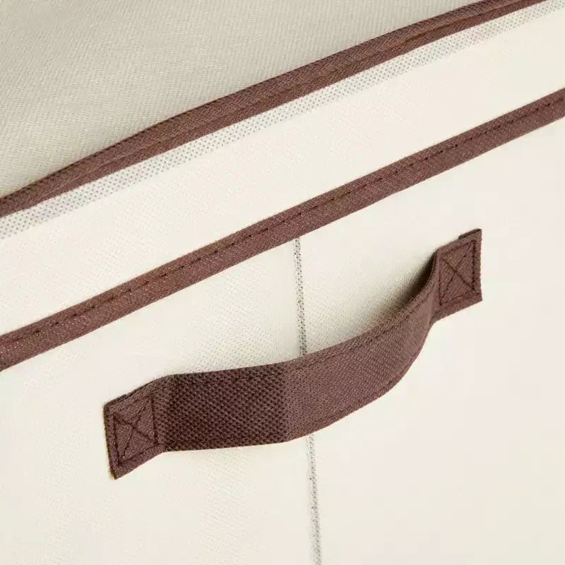 Lot de 3 bacs de rangement pliables en tissu, cubes et organiseurs avec poignées, paniers et boîtes pour étagères – 41,1 x 30,5 x 25,4 cm