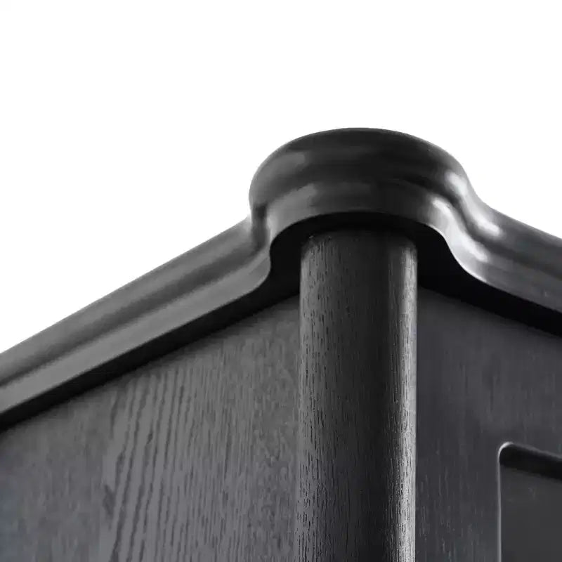 Buffet moderne avec portes vitrées et étagères réglables, Armoire de rangement pour cuisine/couloir/salon